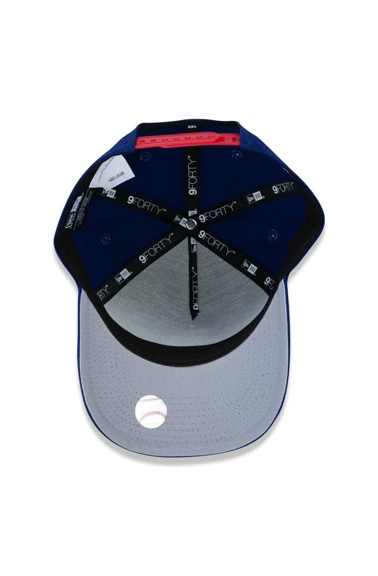 Boné New Era 9forty Los Angeles Dodgers Mlb Azul/Branco - NewSkull