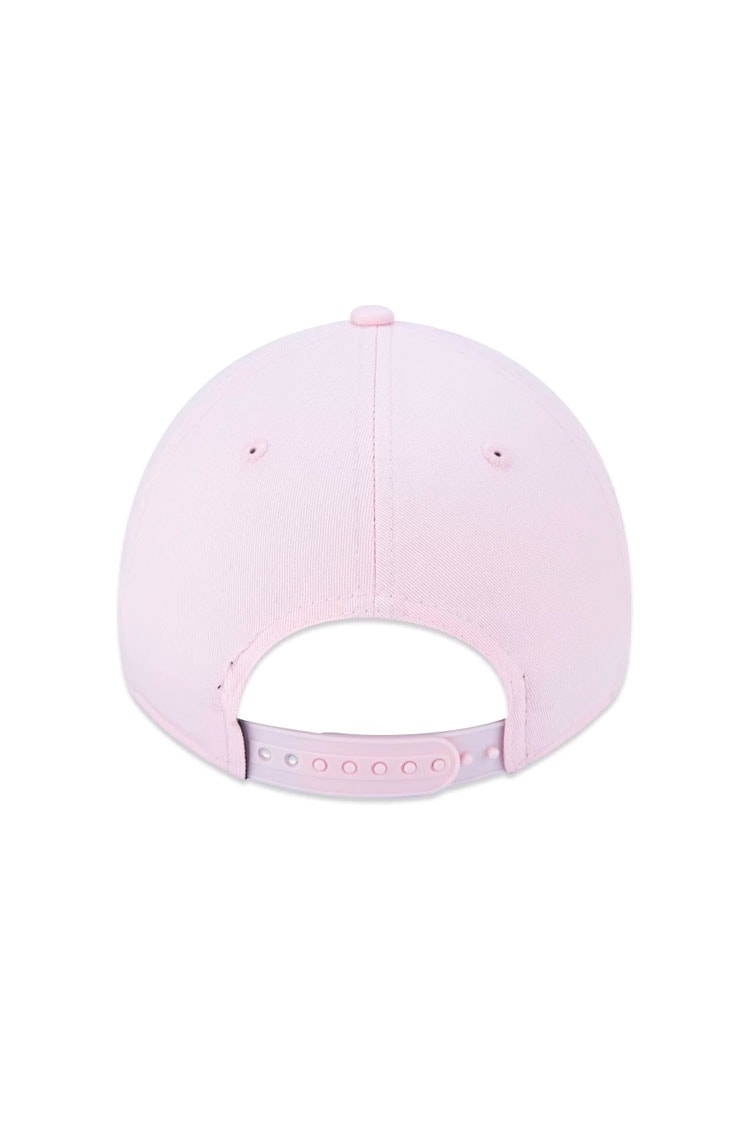 Boné New Era 9FORTY Snapback MLB New York Yankees Aba Curva Rosa/Branco - NewSkull