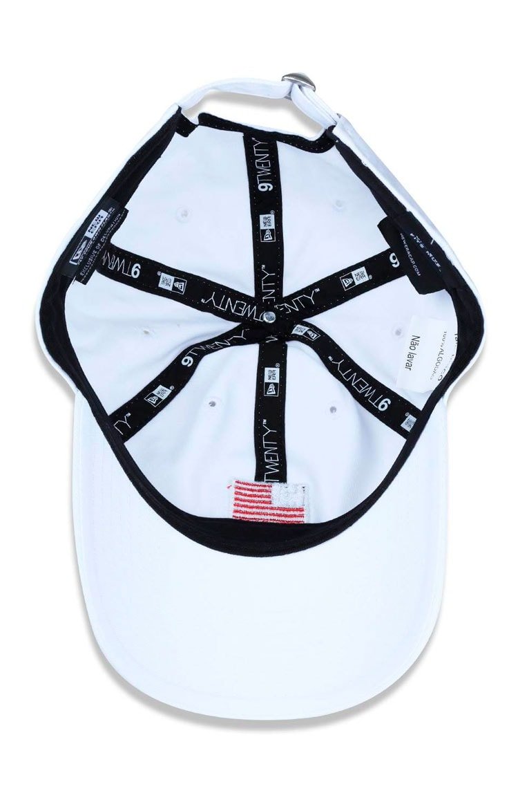 Boné New Era 9TWENTY Bandeira EUA Branco/Vermelho - NewSkull