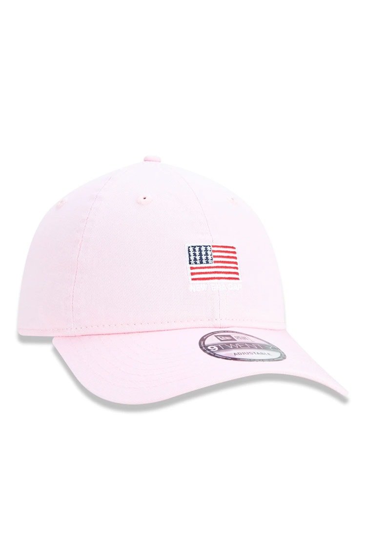 Boné New Era 9TWENTY Bandeira EUA Rosa/Vermelho - NewSkull
