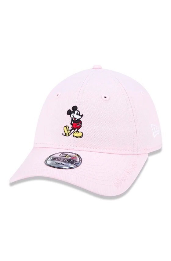 Boné New Era Juvenil 9Twenty Mickey Mouse Disney Rosa - NewSkull