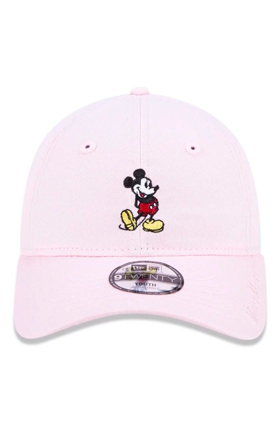 Boné New Era Juvenil 9Twenty Mickey Mouse Disney Rosa - NewSkull
