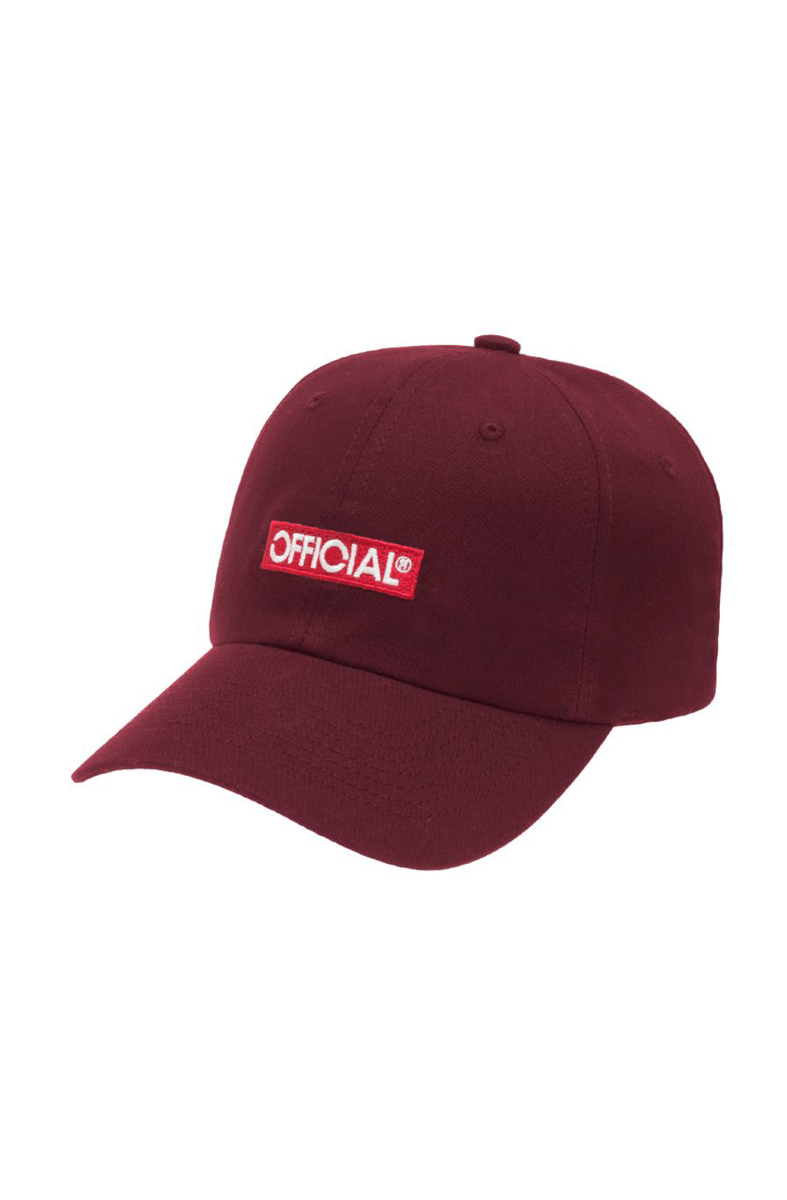BONE OFFICIAL STRAPBACK BOX LOGO BORDO - NewSkull
