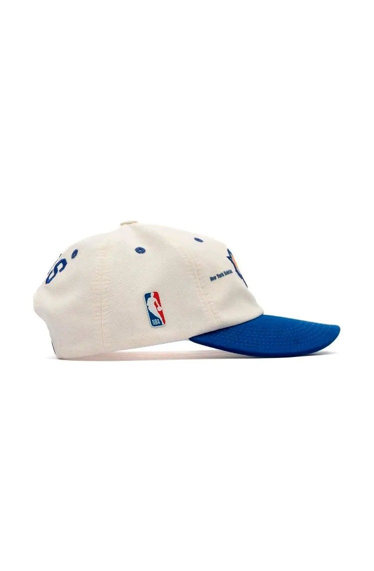 Boné OUS 6 Panel NBA Knicks Branco/Azul - NewSkull