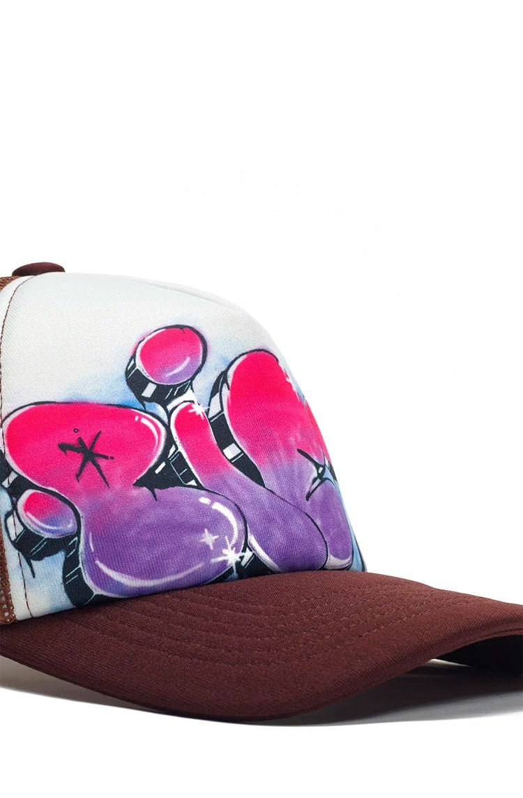 Boné Piet Grafitti Trucker Hat Marrom - NewSkull