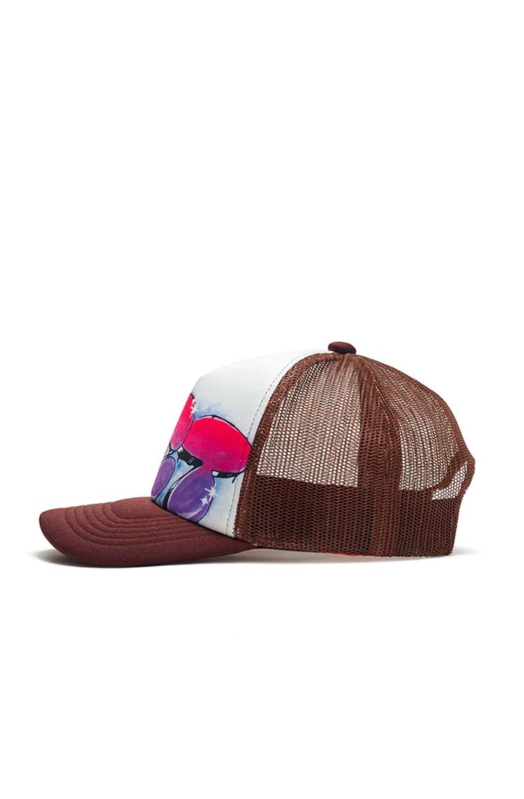 Boné Piet Grafitti Trucker Hat Marrom - NewSkull