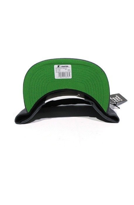 Boné Snapback Starter Black Label Logo Cinza - NewSkull