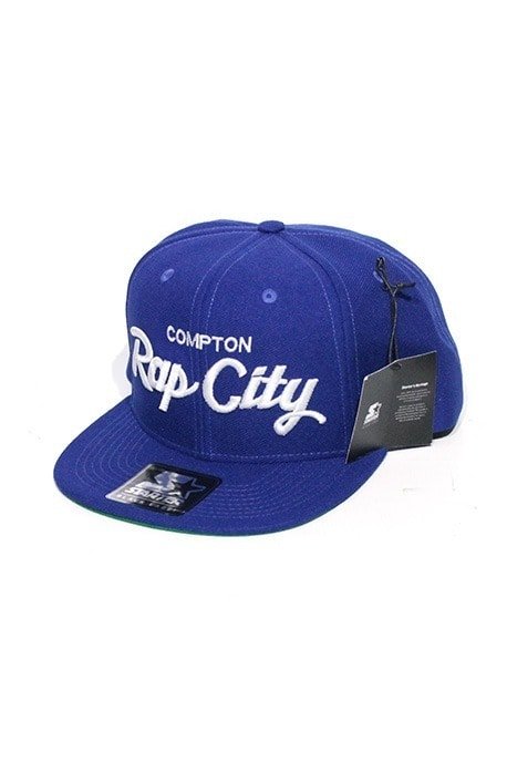 Boné Snapback Starter Black Label Rap City II Azul - NewSkull