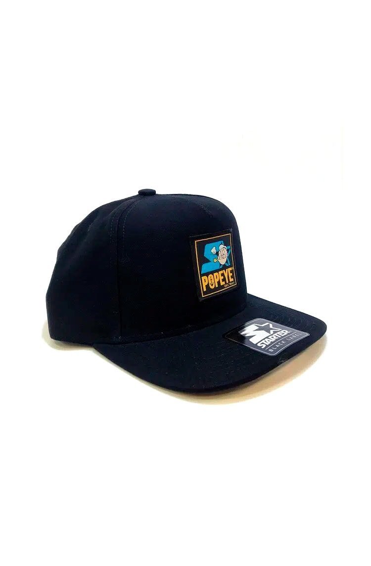 Bone Starter Aba Curva Snap Popeye Preto/Azul - NewSkull