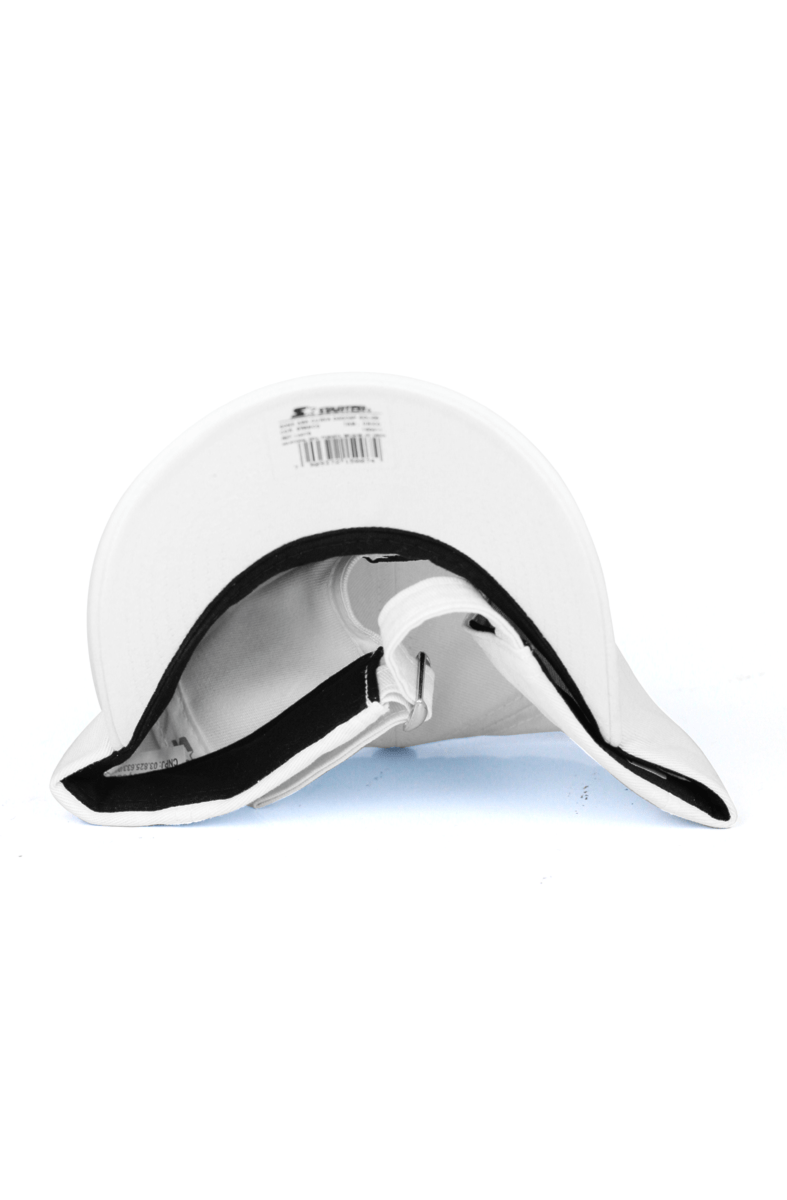 Boné Starter Aba curva Strapback Solid 5 Branco - NewSkull