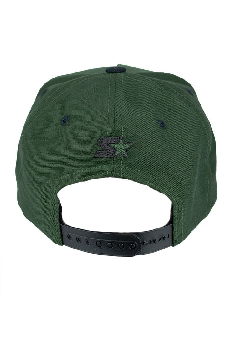 Bone Starter Authentic Aba Curva Snapback Verde/Preto - NewSkull