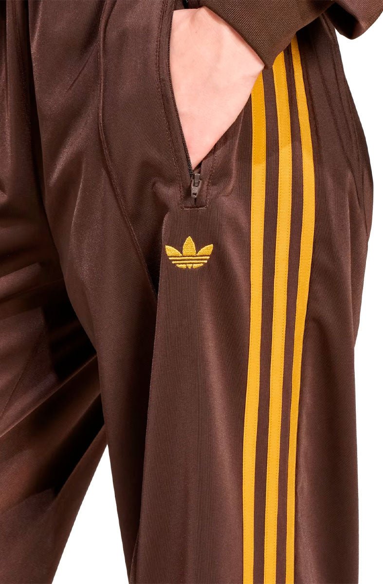 Calça Adidas Adicolor Classic Firebird Marrom/Amarelo - NewSkull