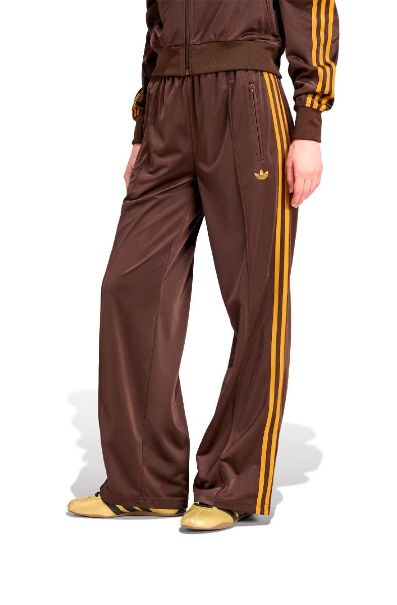 Calça Adidas Adicolor Classic Firebird Marrom/Amarelo - NewSkull