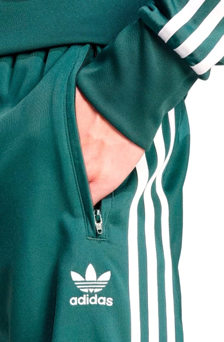 Calça Adidas Adicolor Classic Firebird Verde/Branco - NewSkull