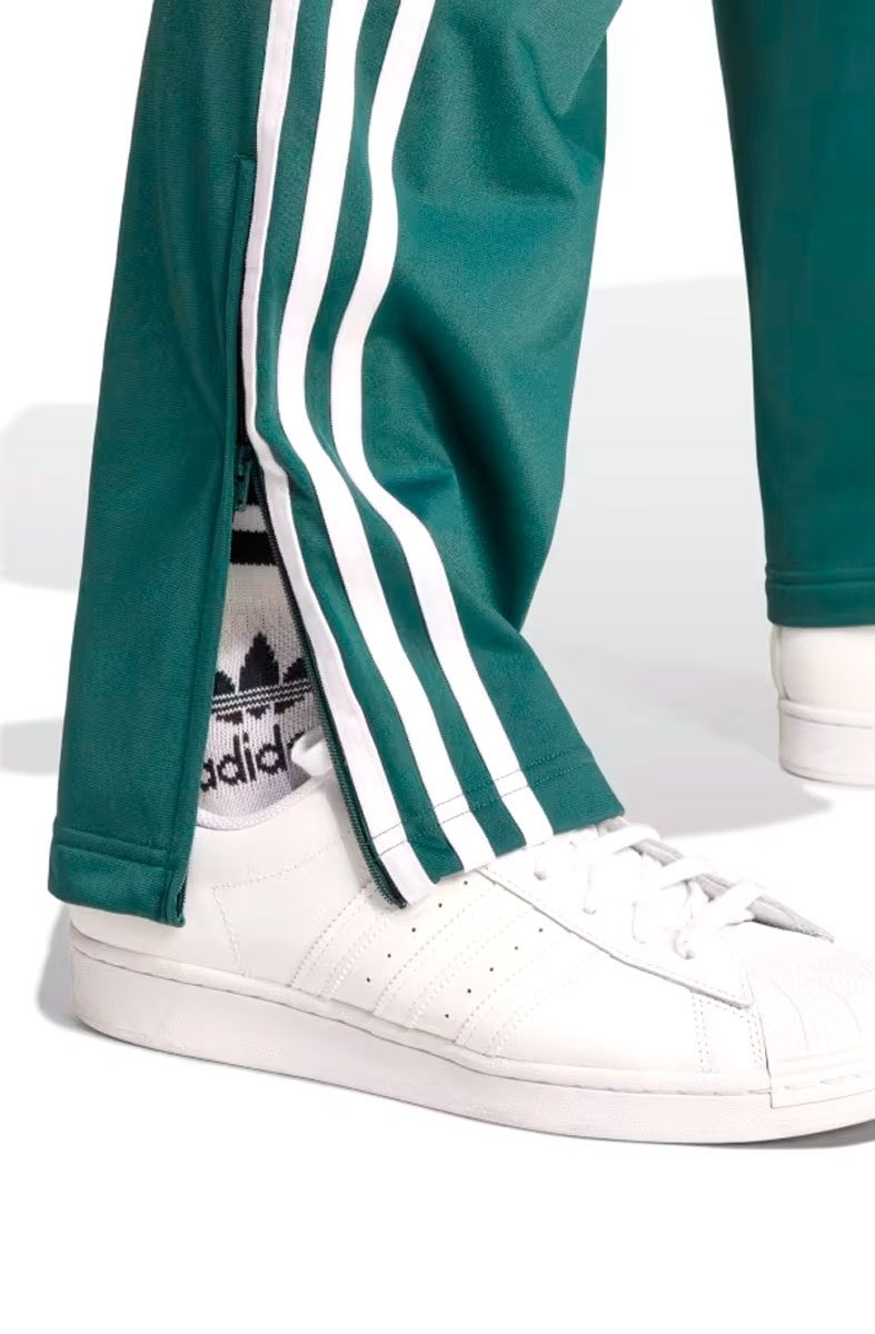 Calça Adidas Adicolor Classic Firebird Verde/Branco - NewSkull