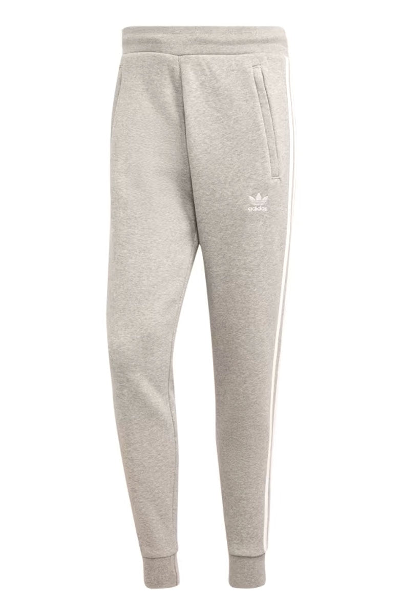 Calça Adidas Adicolor Classics 3 - Stripes Cinza Claro/Branco - NewSkull
