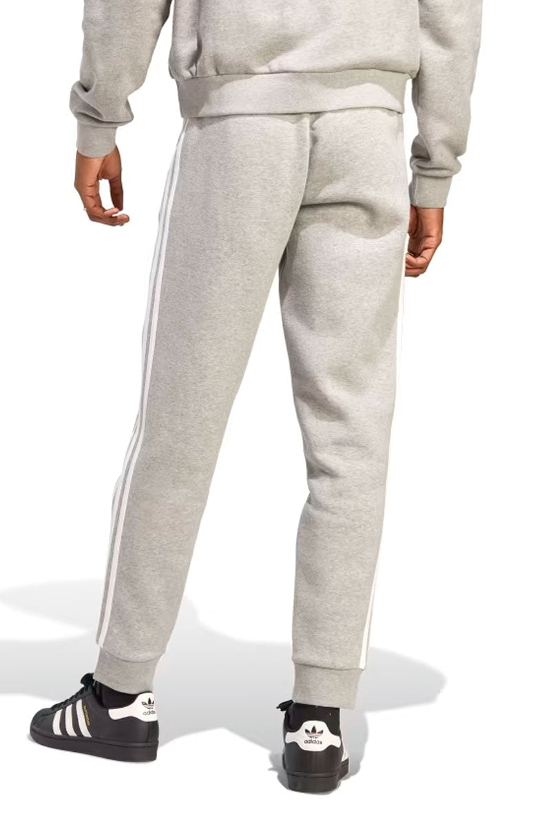 Calça Adidas Adicolor Classics 3 - Stripes Cinza Claro/Branco - NewSkull