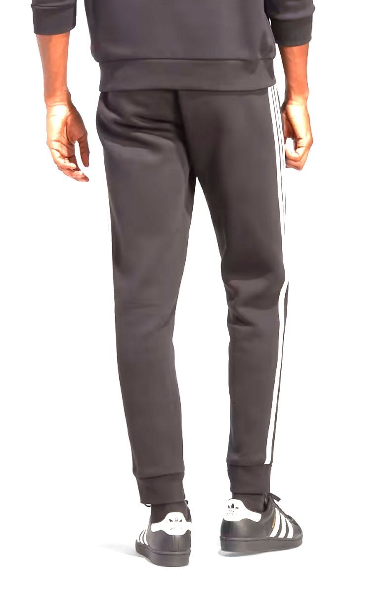 Calça Adidas Adicolor Classics 3 - Stripes Preto/Branco - NewSkull