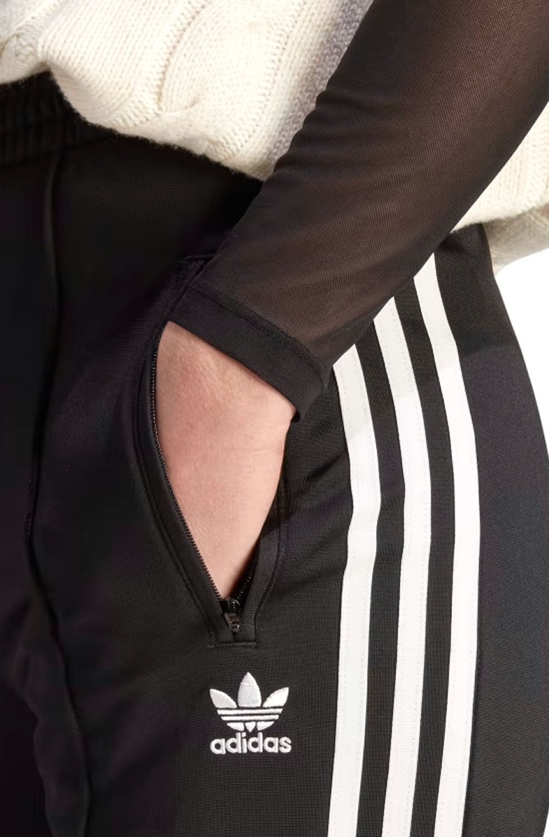 Calça Adidas Adicolor Classics Firebird Feminina Preto/Branco - NewSkull
