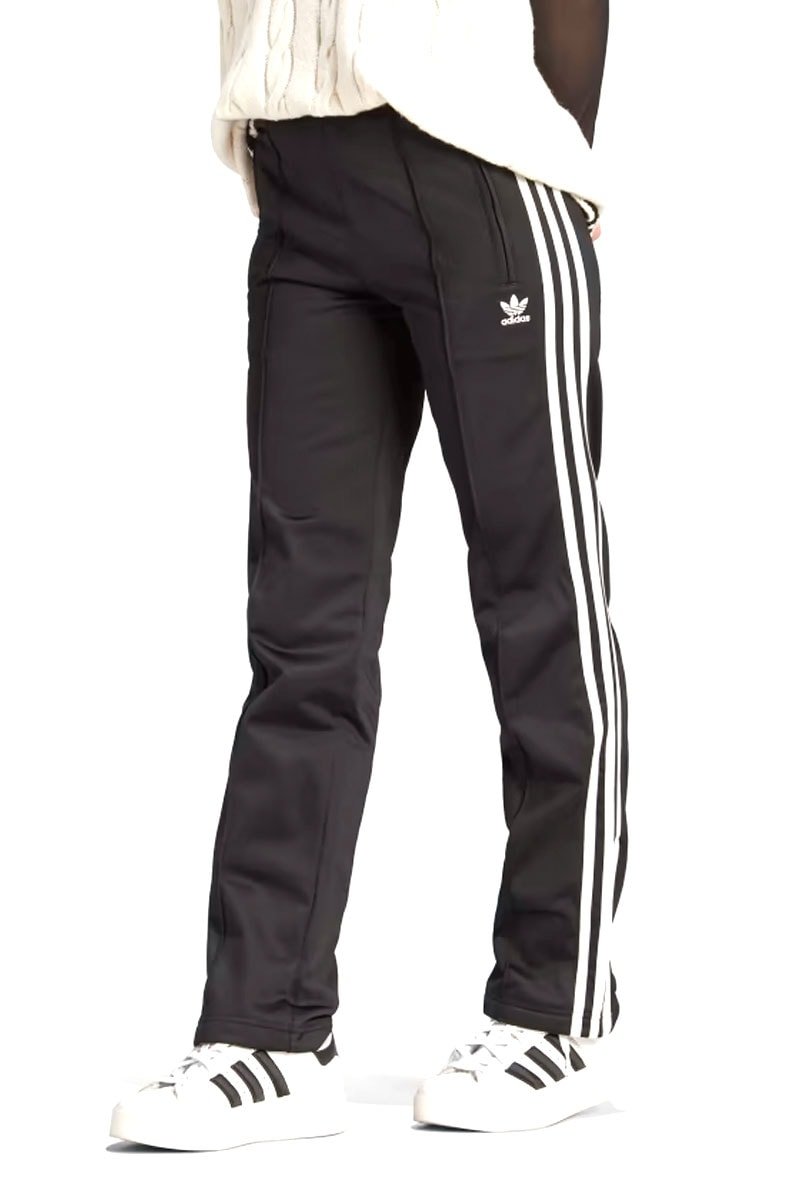 Calça Adidas Adicolor Classics Firebird Feminina Preto/Branco - NewSkull