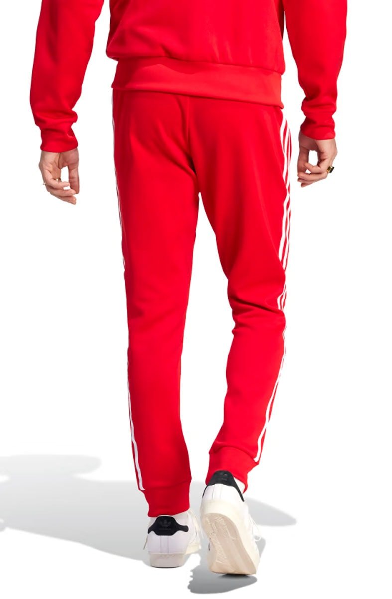Calça Adidas Adicolor Classics SST Vermelho/Branco - NewSkull