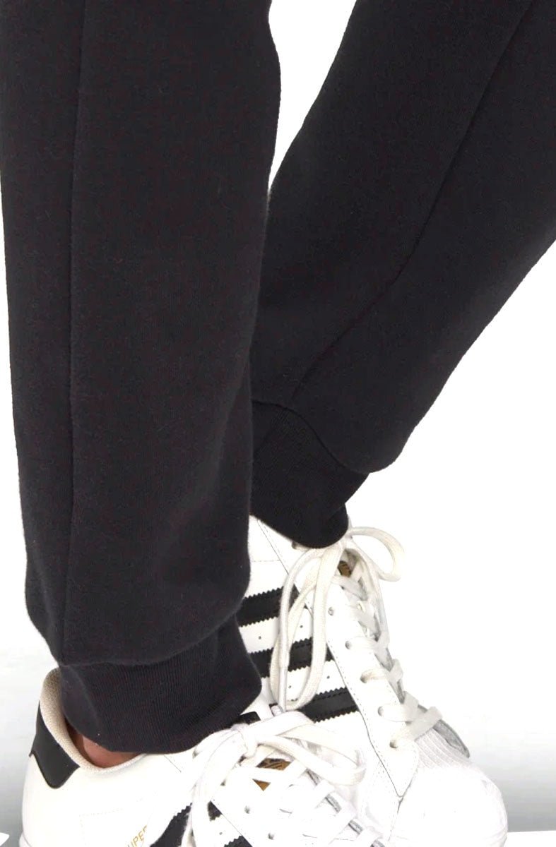 Calça Adidas Adicolor Essentials Trefoil Preto/Branco - NewSkull