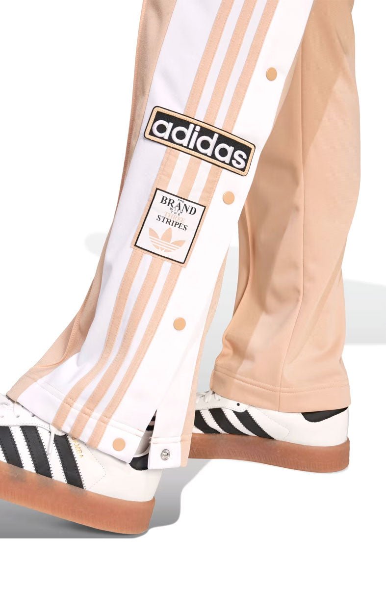Calça Adidas Feminino Adibreak Bege/Branco - NewSkull