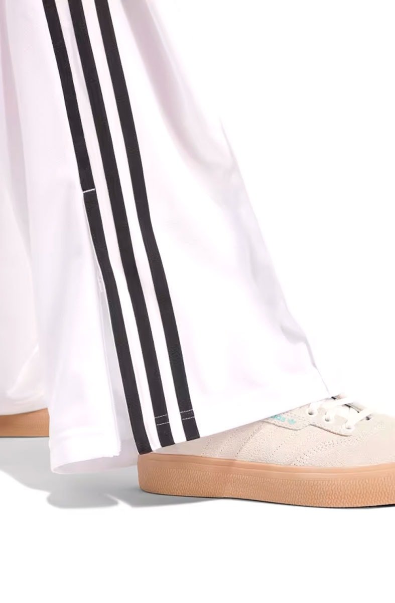 Calça Adidas Firebird Branco/Preto - NewSkull