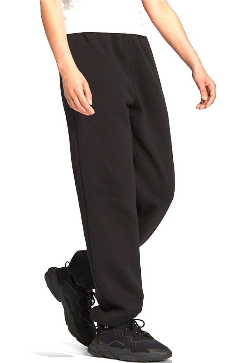 Calça Adidas Jogger Adicolor Essentials Fleece Preto/Branco - NewSkull