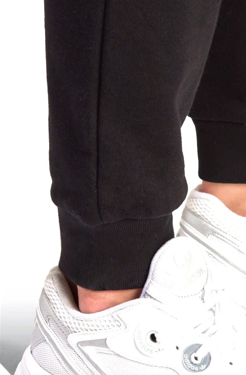 Calça Adidas Jogger Slim Adicolor Essentials Feminina Preto/Branco - NewSkull