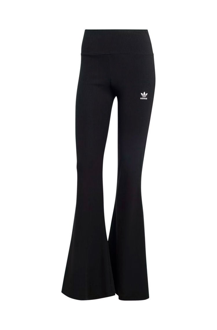 Calça Adidas Legging Essentials Rib Flared Preto - NewSkull