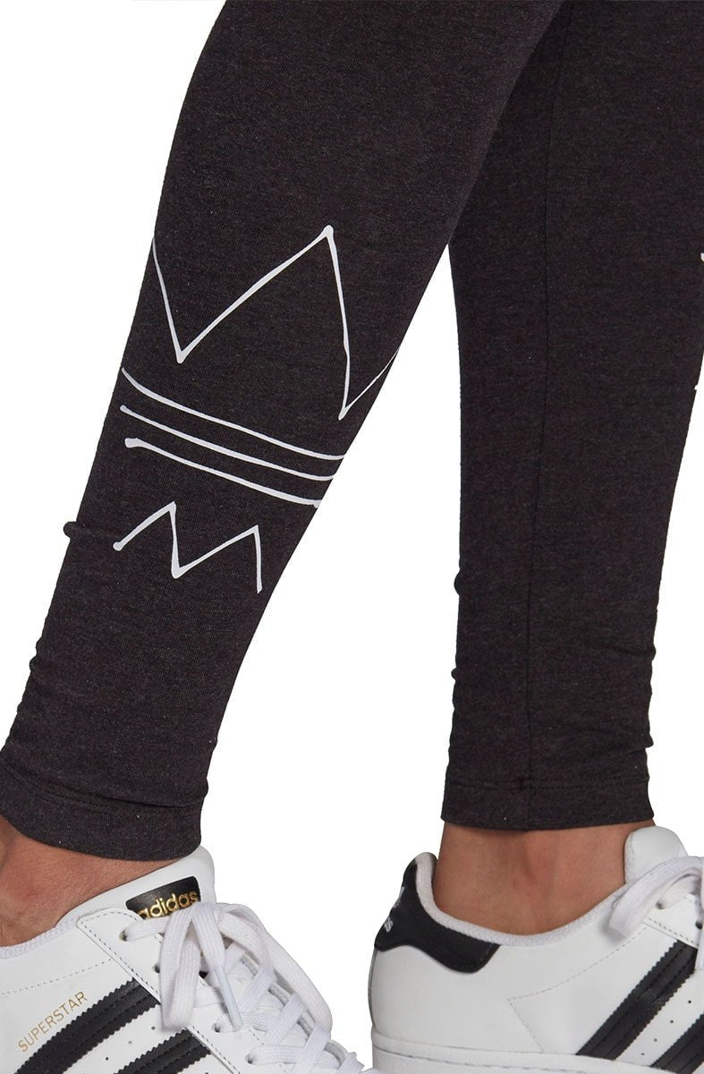 Calça Adidas Legging R.Y.V. Preta/Branca - NewSkull