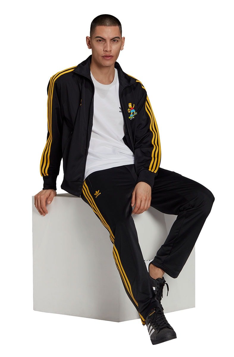 Calça Adidas The Simpsons Firebird Preta/Amarela - NewSkull