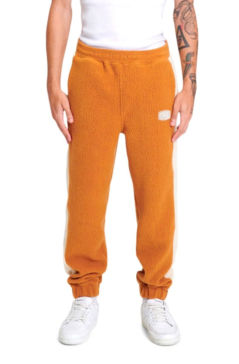 Calça Baw Sherpa Track Jogger Bicolor Bege/Off - White - NewSkull
