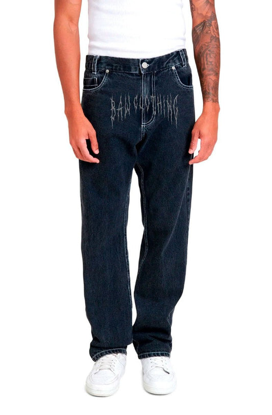 Calça Baw Straight Leg Pants Twigy Preto - NewSkull