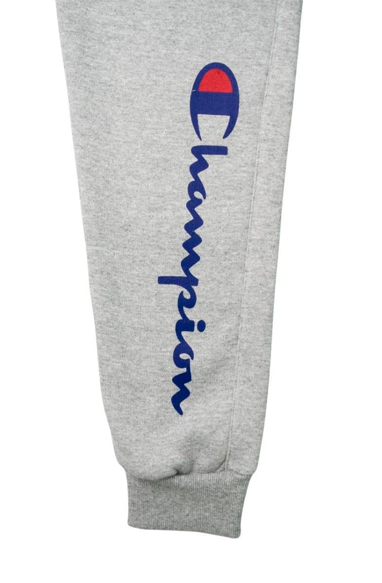 Calça Champion Feminina Moletom Jogger Cinza/Azul - NewSkull