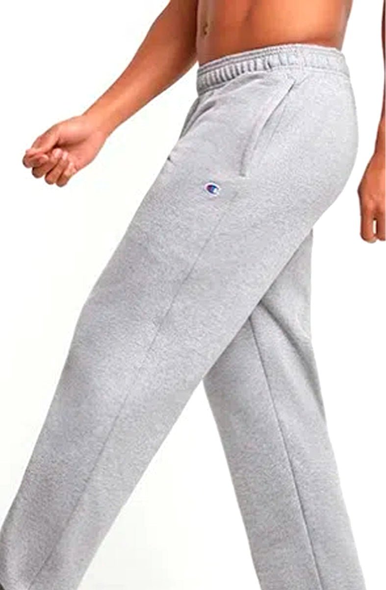 Calça Champion Moletom C - Patch Cinza - NewSkull