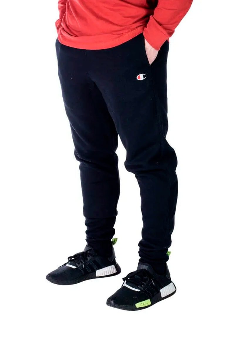 Calça Champion Moletom Embroidery Preto - NewSkull