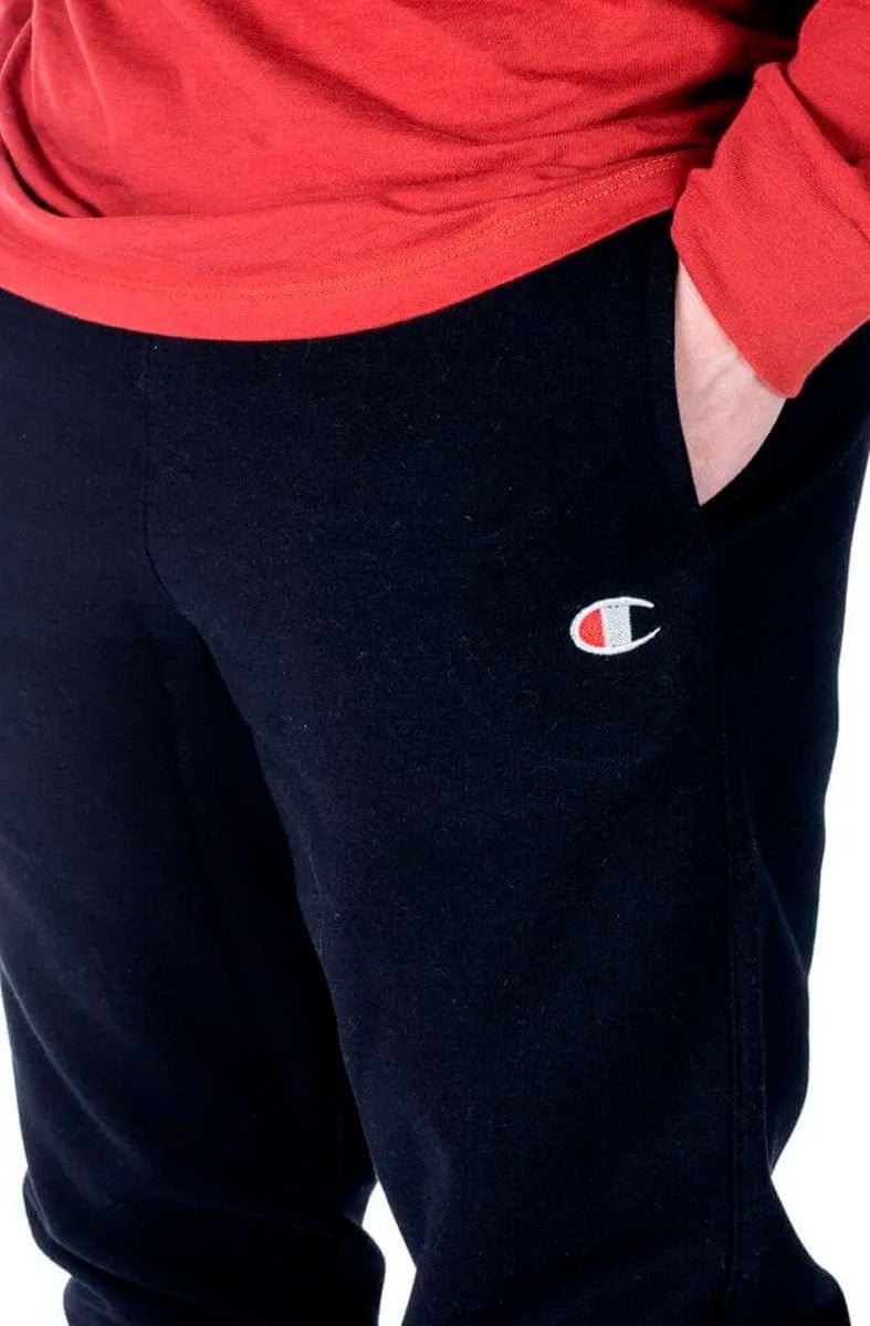Calça Champion Moletom Embroidery Preto - NewSkull