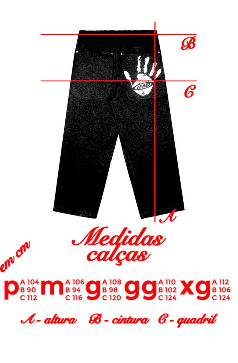 Calça Jeans MAD Enlatados Cueca Boxer Preto - NewSkull