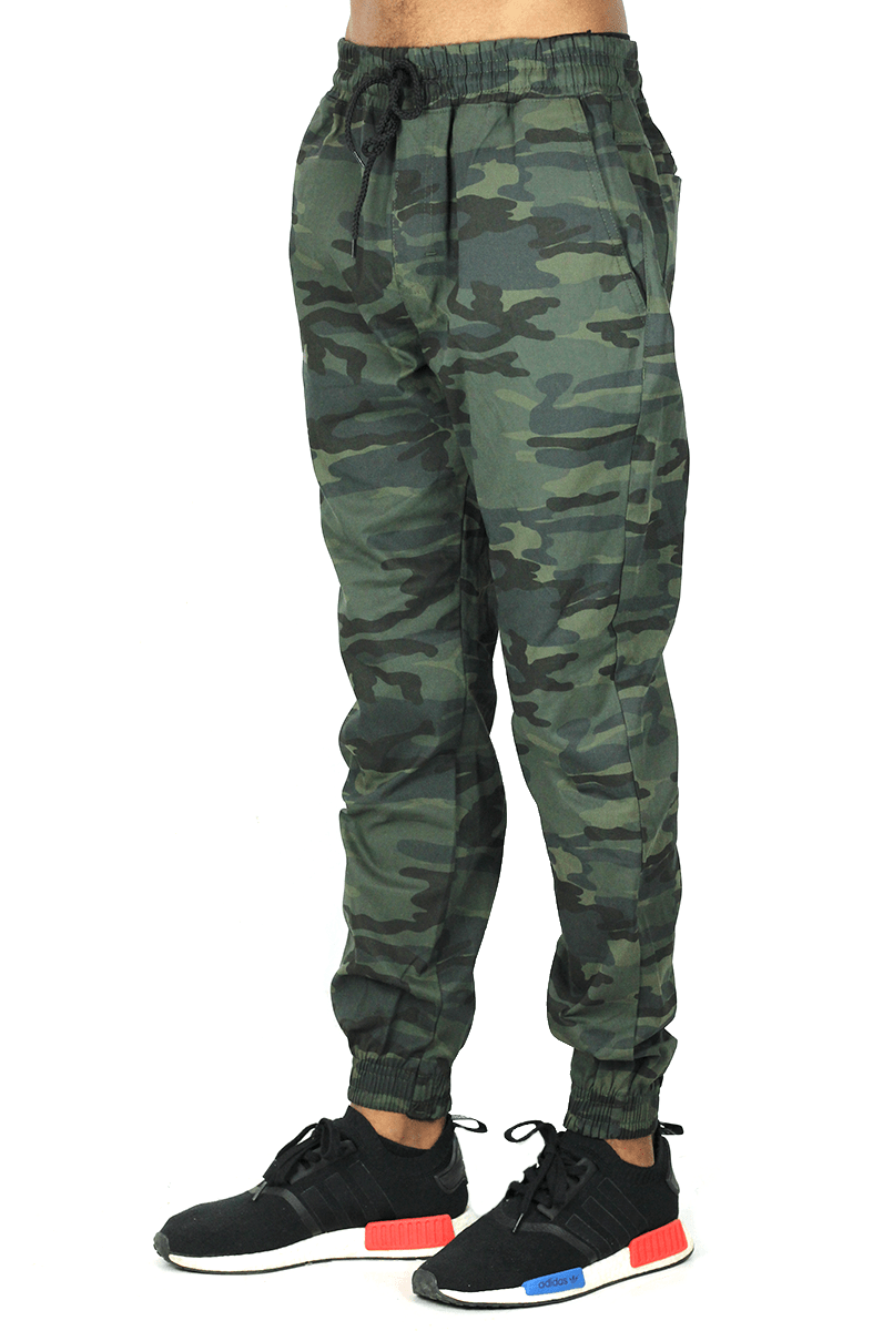 CALÇA JOGGER NEWSKULL CAMUFLADA VERDE 2 - NewSkull