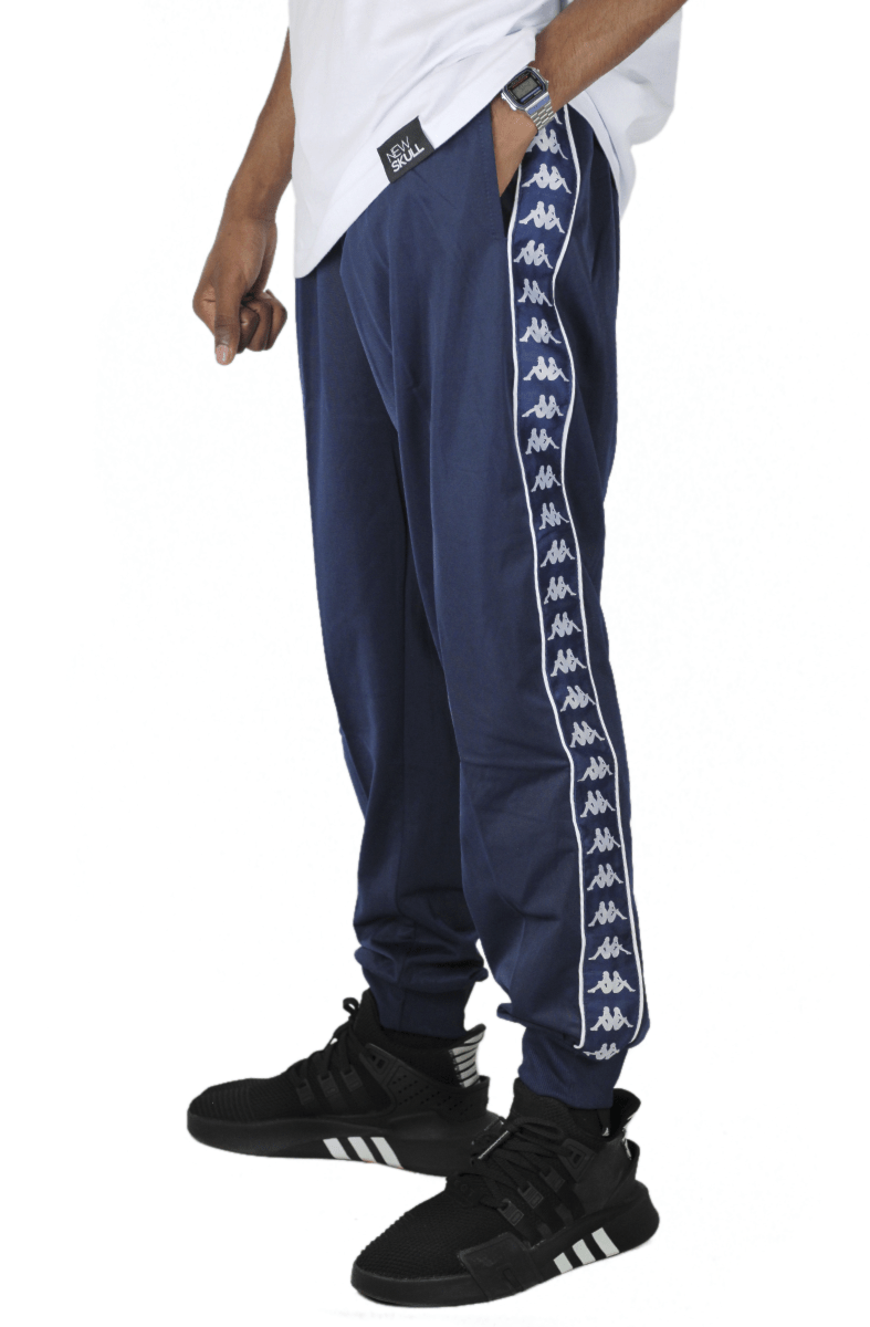 Calça Kappa Jogger 222 Nuovo Due Due 18 Azul - NewSkull