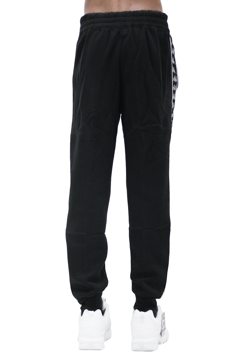 Calça Kappa Jogger Moletom Nuovo Due Due Masculina Preta - NewSkull