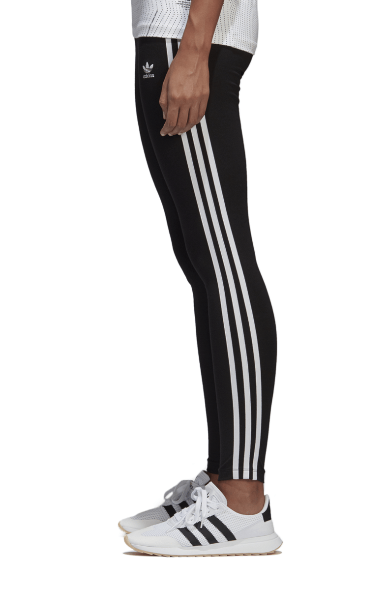 CALÇA LEGGING ADIDAS 3 - STRIPES FEMININA PRETA - NewSkull