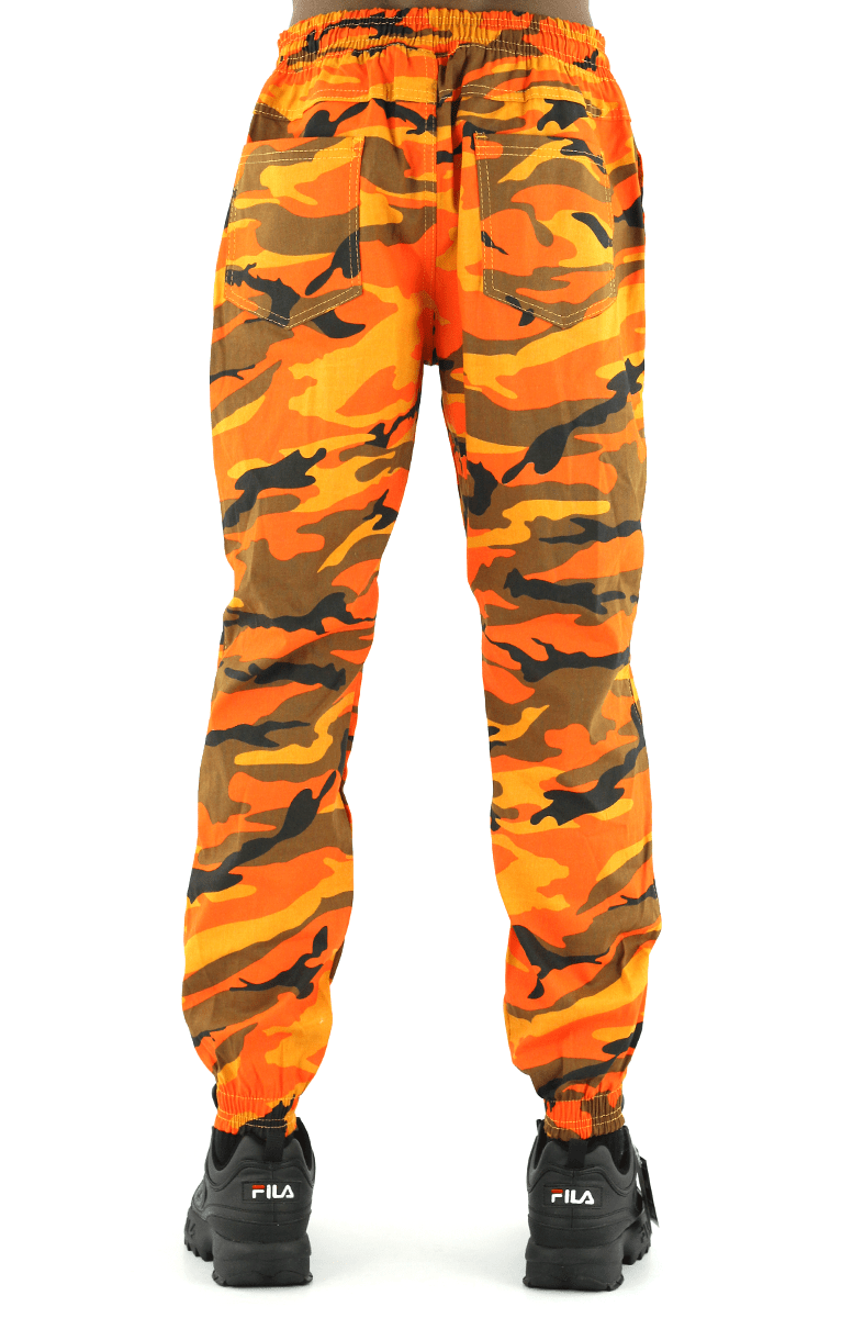 Calça NewSkull Jogger Camo Collor Laranja - NewSkull