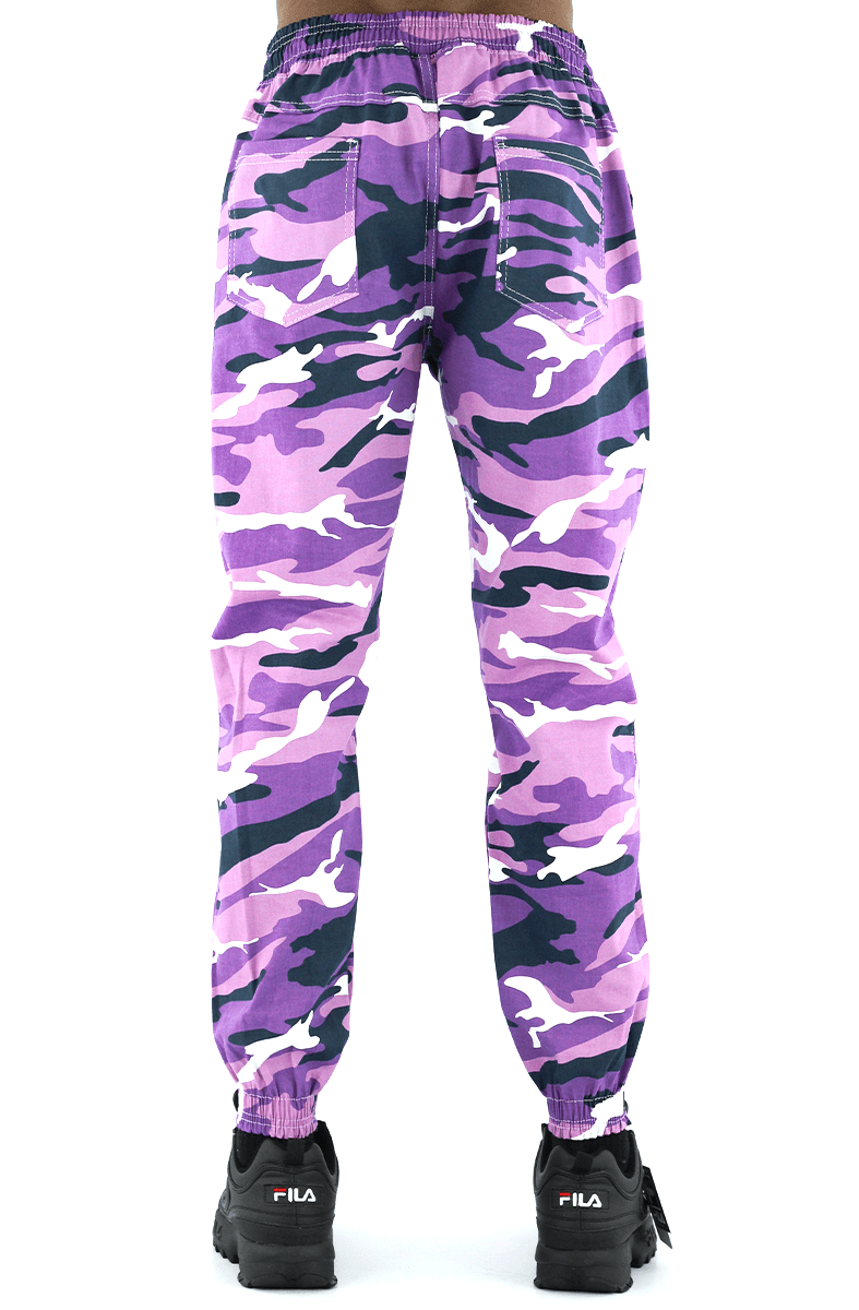 Calça NewSkull Jogger Camo Collor Roxa - NewSkull