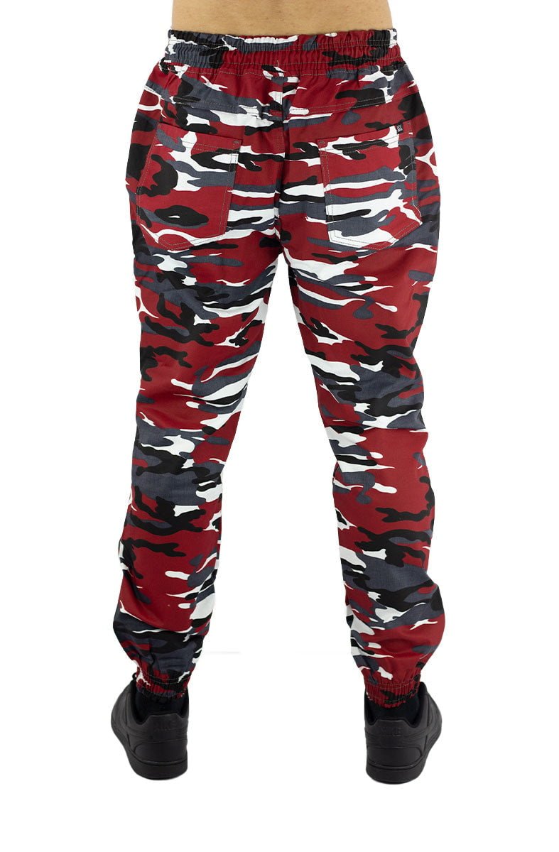Calça NewSkull Jogger Camo Collor Vermelha Escura - NewSkull