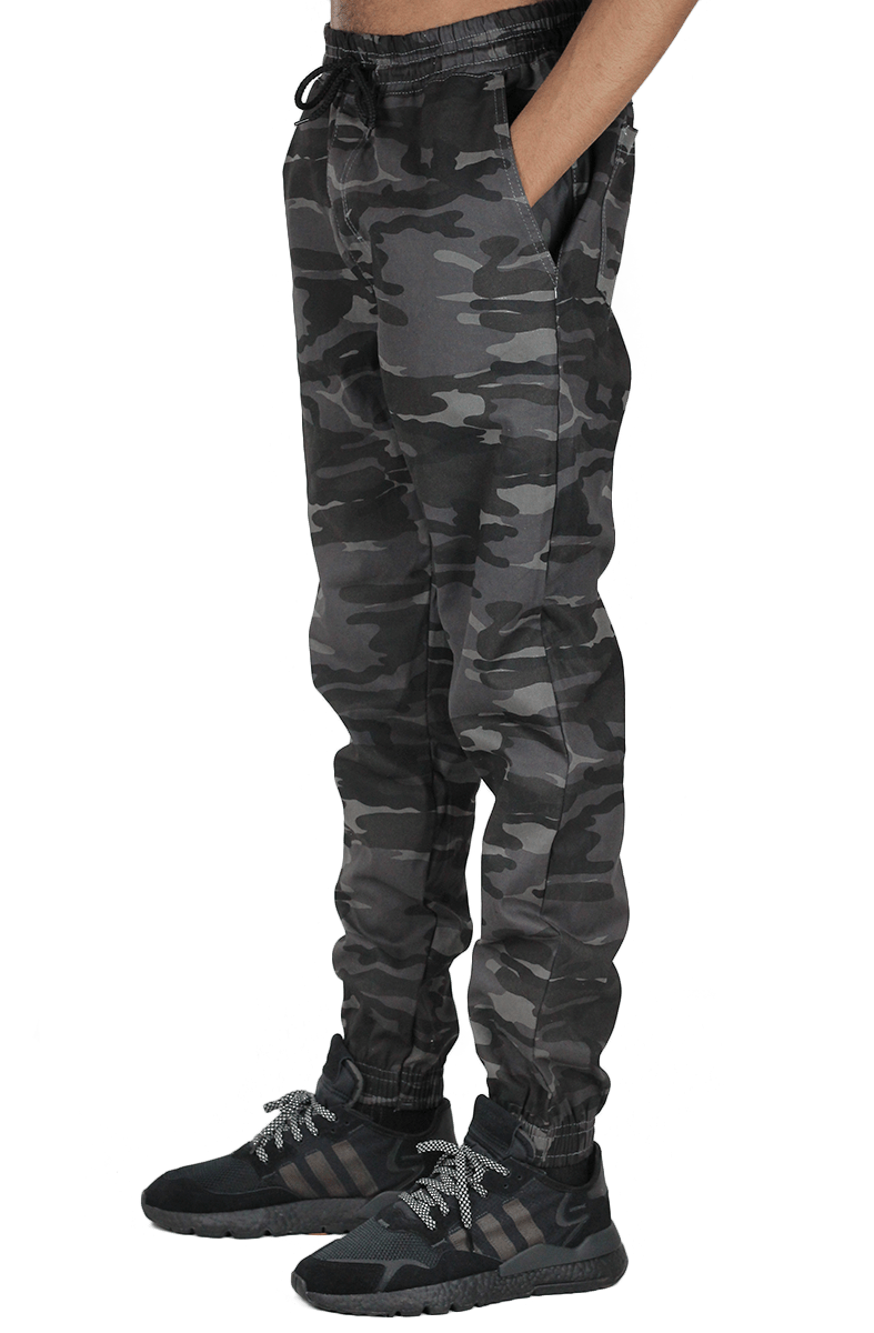 Calça NewSkull Jogger Camuflada Cinza - NewSkull