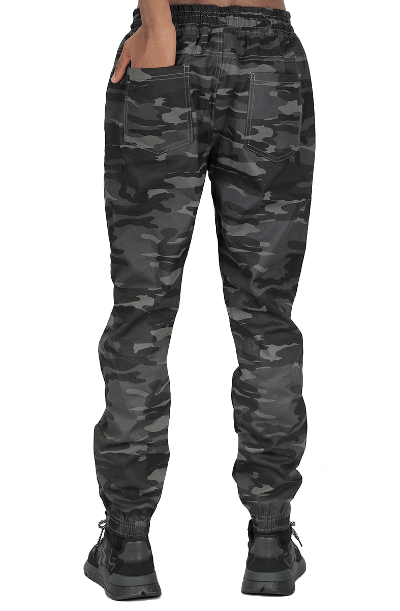 Calça NewSkull Jogger Camuflada Cinza - NewSkull