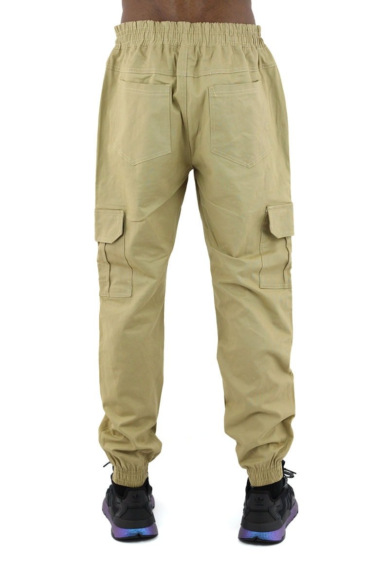 Calça NewSkull Jogger Cargo Bege Caqui - NewSkull